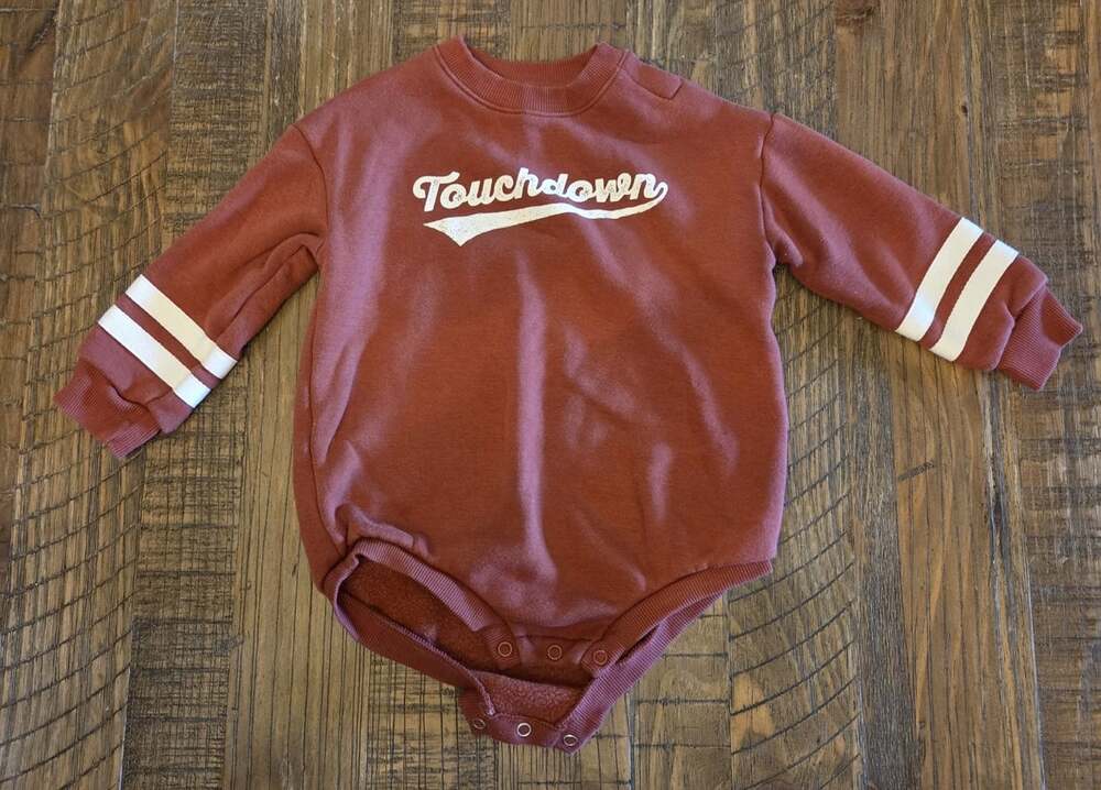 Baby Little Co. by Lauren Conrad One Pieces Longsleeve Football  18mo